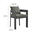 thumbnail image 4 of Tahoe Dining Set in Gray Charcoal, 4 of 6