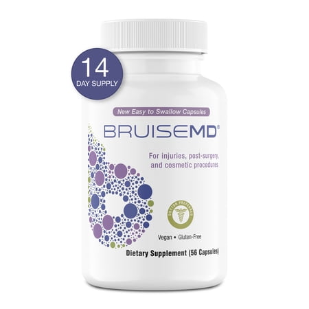 BruiseMD Arnica Bromelain Supplement, Reduce Bruises & Speed Recovery, 14 days