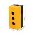 thumbnail image 3 of Waterproof Button Box With Abs Plastic Shell Resistant To Water And Dust - 4 holes, 3 of 7
