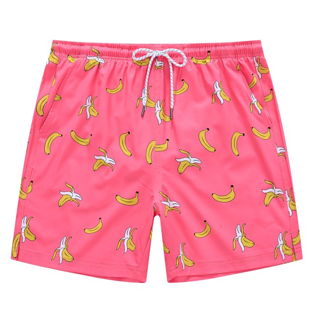 Bañador de secado rápido para hombre, pantalones cortos de playa con forro de malla, ropa de baño con estampado de dibujos animados, Verano Fivean unisex