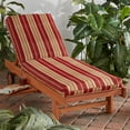 thumbnail image 5 of Greendale Home Fashions 73'' x 23'' Outdoor Chaise Lounge Cushion, Roma Stripe, 5 of 8