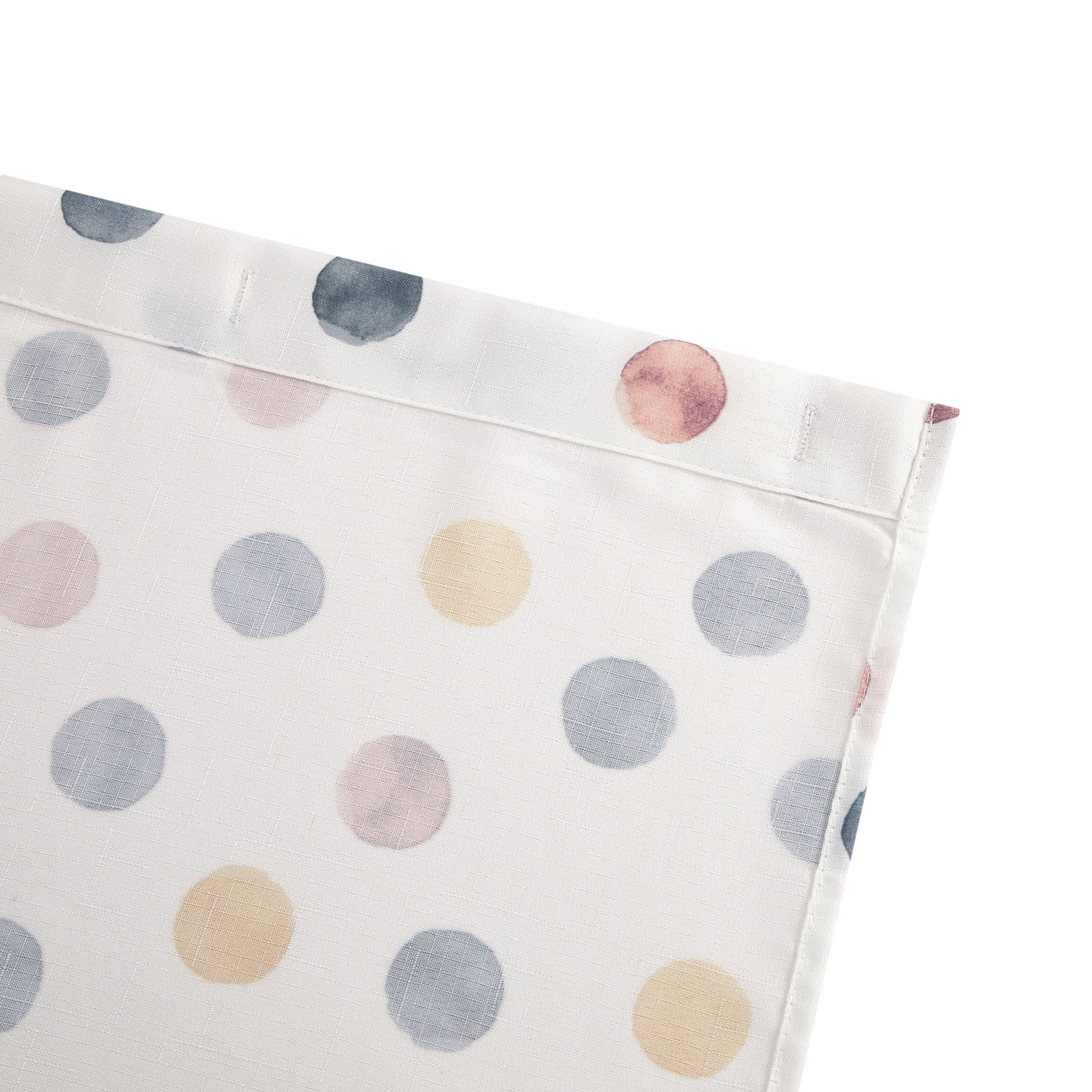 (3 pack) Mainstays Watercolor Dots Shower Curtain, 72" X 72", Polyester