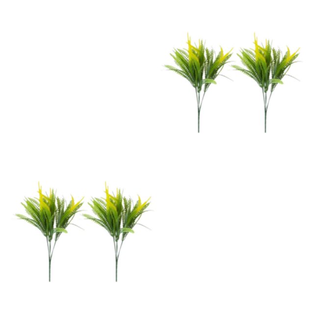 Monstrate 2 uds ambiente tranquilo de plástico con flores artificiales morado verde