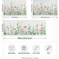 thumbnail image 4 of Coolnut Watercolor Flowers Butterflies Satin Pillowcase for Hair and Skin Silk Pillowcase Soft Pillow Covers Smooth Cooling Pillowcase with Envelope Closure Size 20x26 In Home Decor Gifts, 4 of 7