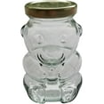 thumbnail image 4 of 1  9 oz Glass Bear Jars with White Lids for , Candies, Piggy Banks, 4 of 7
