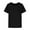Black, variant on Girls Short Sleeve Heart Pocket T-Shirts Summer Casual Cotton Tee Tops Crew Neck Blouse