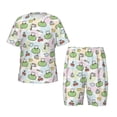 thumbnail image 1 of Fotbe Frog Wear Chef Hat Pijama Estampada de 2 Piezas para Niños – Ropa de Dormir de Manga Corta Cómoda para Niños y Niñas, Camiseta y Shorts de Algodón-Medium, 1 of 6