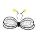 thumbnail image 5 of Conjunto de accesorios de cosplay de Halloween con alas de abeja y tirantes elásticos para disfraz de niños. negro, 5 of 9