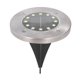 thumbnail image 3 of Luces solares de tierra, iluminación LED redonda para sendero de paisaje, lámpara para pasarela impermeable IP65 para patio, jardín, pasarela, pasillo de césped, 3 of 10