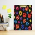 thumbnail image 6 of FMSHPON Dog Paw Print Watercolor Clipboard Hardboard Wood Nursing Clip Board and Pull for Standard A4 Letter 13x9 inches, 6 of 8