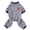Grey, variant on FTsdfkl Dog Warm Pajamas Striped Dog Clothes for Small Medium Dogs Girl Boy, Cotton Soft And Comfortable Puppy Outfit Doggy Jammies Onesie Pet Costume