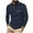Navy, variant on WREESH Men's Solid Sport Shirt Long Sleeve Top with Button and Pockets a Versatile Solid Color Shirt for Athletic Activities Pink