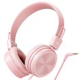 thumbnail image 1 of Auriculares Cowyawn Kids con limitador de volumen seguro de 94 dB, color rosa, 1 of 8