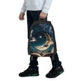 thumbnail image 7 of Balery Artistic Starry Sky Moon Book Backpack for Men and Women - Durable 600D Oxford Cloth -Large Capacity, Water-Resistant School, Travel, and Hiking Bag, 7 of 7