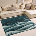 thumbnail image 2 of Nignt Snowy Hills 63''x48'' Plush Memory Foam Bath Mat, Soft, Absorbent, Non Slip, Durable, 2 of 7