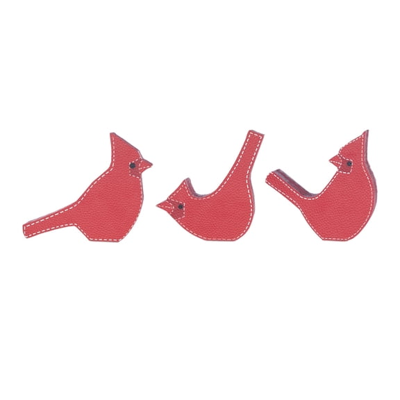Melrose Set of 3 Cardinal Shelf Sitters Christmas Tabletop Figures 6"