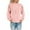Pink, variant on BSDJILFG Womens Plus Size Sweaters High Neck Chunky Knit Solid Color Pullover Tops,Heavyweight,Sizes S-3XL