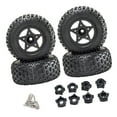 thumbnail image 5 of yotijay 4 Pieces 1/8 1/10 RC Car Tires Replacement High Performance DIY Upgrade RC Spare black, 5 of 9