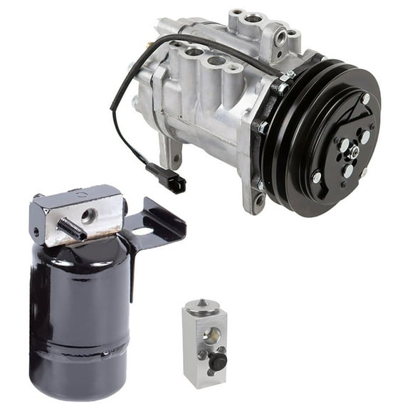 AC Compressor w/ A/C Drier & Orifice Tube For Dodge Ram Pickup & Ramcharger 1988 1989 1990 1991 w/ Gas Engine - BuyAutoParts