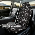 thumbnail image 4 of Yuyamidu Sun and Moon Car Seat Cover Full Set Waterproof Auto Front Seat Covers Black Vehicle Bucket Seat Pad, Car Interior Accessories, Fit Most Vehicle, Sedan, 4 of 7