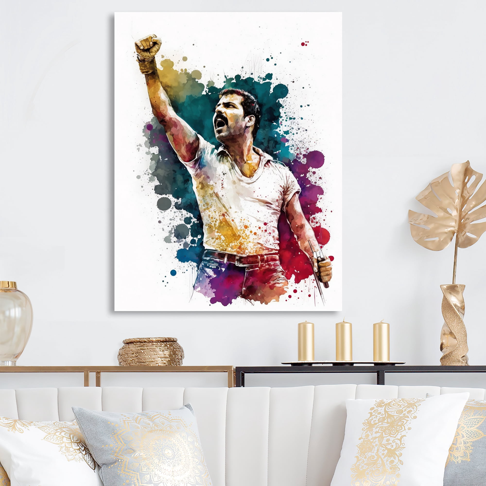 Designart Man On Stage II Canvas Wall Art