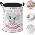 thumbnail image 3 of Custom Name Laundry Hamper Basket, Personalized Collapsible Portable Laundry Bag with Name, Storage Bins Baskets, Baby Boys Girls Laundry Basket,Toys Storage Basket, Gifts Basket, Bedroom Home Decor, 3 of 10