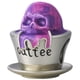 thumbnail image 1 of Charm taza calavera púrpura SkullCup01 1Pza Plata S925 Chapa Separador Fijo Taza/Cráneo Plateado/Multicolor Caja Negra 4, 1 of 2