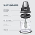 thumbnail image 5 of Ninja Express Chop 200 W Food Processor, Mince, Puree, One-Touch, Non-Slip Base, Dishwasher Safe, NJ100WM Black, 5 of 10