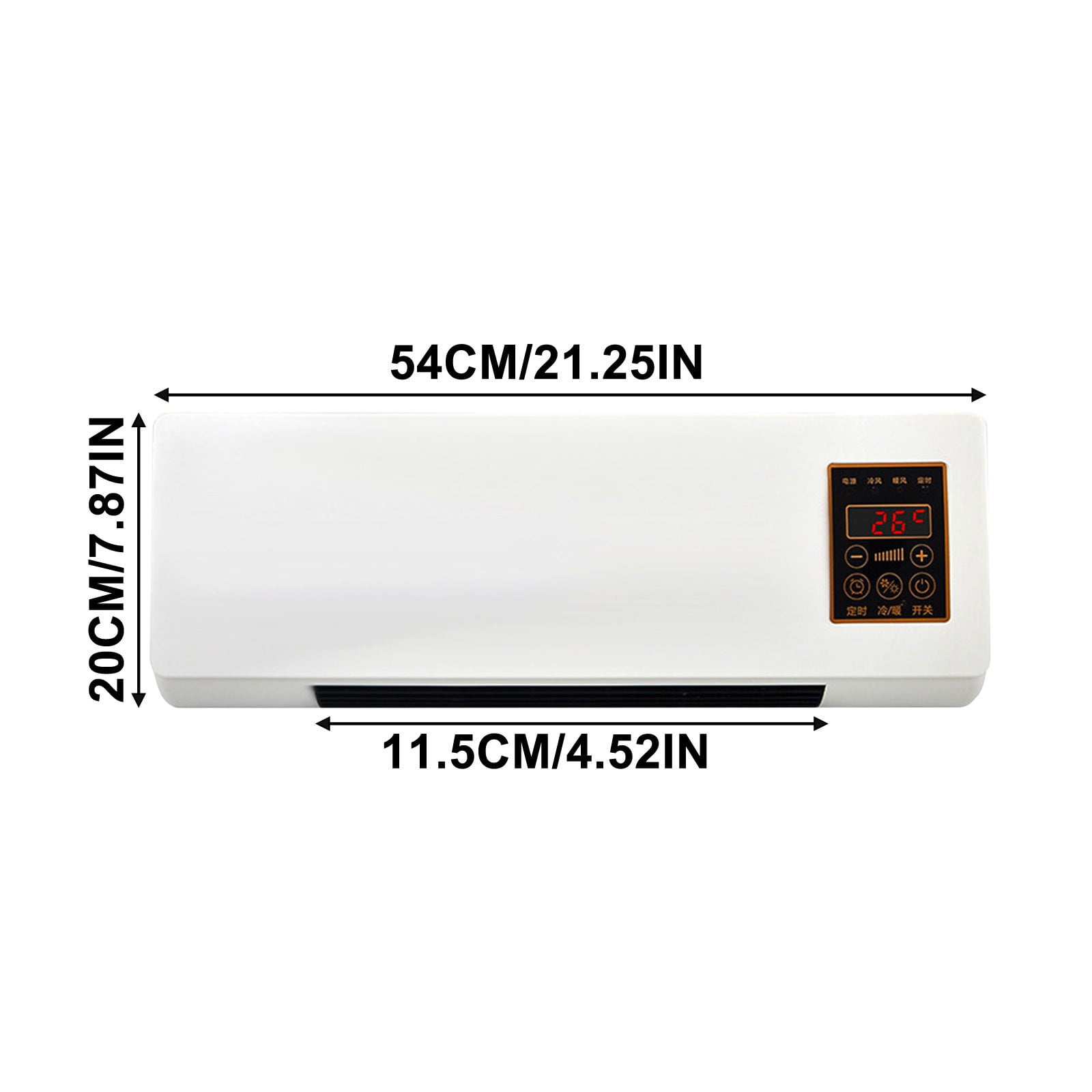 FYHALE Wall Cool & Heating Window Air Conditioners, Household Quick Cooler Conditioners, Small Mini Ac & Heating with Remote for Home Office Bedroom