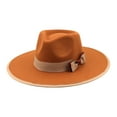 thumbnail image 1 of Sombreros de invierno de moda con lazo para mujer, sombreros de jazz para bodas, y fiestas temáticas Color, 1 of 8