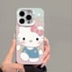thumbnail image 2 of Funda de teléfono con dibujos animados de Hello Kitty para iPhone 16 Pro Max 15 Pro Tendencia europea y americana 14/13/12 11, 2 of 3
