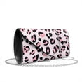 thumbnail image 2 of FOR U DESIGNS Leopard Pink Clutch Purses for Women Waterproof Wedding Purses Multifunctional Formal Dressy Evening Bags Handbags for Women, 2 of 9