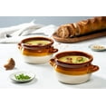 thumbnail image 2 of Kook French Onion Soup Bowls, Crocks with Handles, 18 oz, Set of 4, 2 of 5