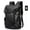 Honeycomb black, variant on Casual Backpack Male Retro Simple Student Schoolbag,Hemp black
