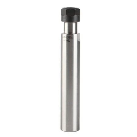 

Collet Chuck Holder Chrome Molybdenum Alloy Steel Straight Extension Rod ER11A-100L(C20 )