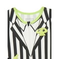 thumbnail image 6 of Halloween Beetlejuice Baby Boys or Girls Footed Sleep N Play Pajamas and Bib Set, 2-Piece, Sizes 0M-9M, 6 of 11