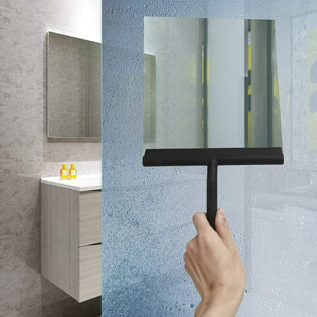 Shower Squeegee For Glass Door, How To Mount Mirror On Tiled Wall