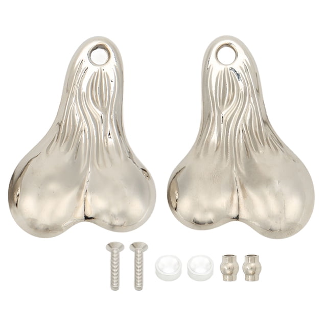 Bolas de parachoques Tuercas de toro Tuercas de bolas de camión colgantes de aleación de zinc para coches RC universales 1/10 Plata