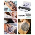 thumbnail image 5 of Papel de Transferencia de Tatuajes, 50 Hojas de Papel de Plantilla para Tatuajes, Compatible con Impresora M08F, Tamaño A4, 5 of 5