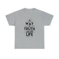 thumbnail image 2 of John 14:6 Bible Verse Short Sleeve Christian Tee Shirt, 2 of 6