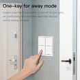 thumbnail image 4 of Bouton-poussoir de Scène Sans Fil Switch, Panneau Mural Switch Intelligent, Alimenté par Pile, Tuya/ Application Smart Life, Télécommande pour Appareils de Maison Intelligente (Hub ZigBee Requis), Blanc 1 Gang, 4 of 8