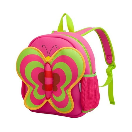 - Nohoo Neoprene Butterfly Backpack, Pink