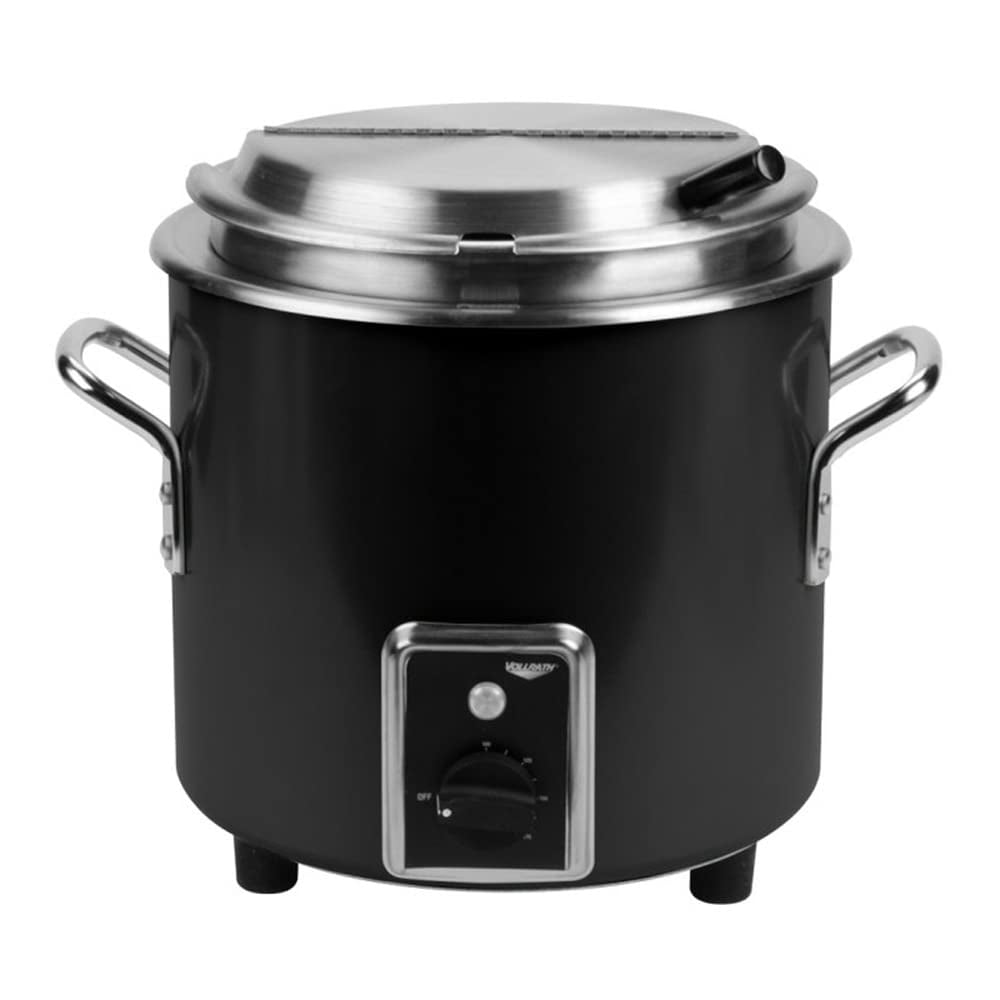 Vollrath 7217260 Retro 11-Quart Stock Pot Kettle Black