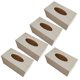 thumbnail image 1 of 5pcs DIY Blank Wooden Tissue Box Covers – Creative Craft Napkin Holders for Easy Open Design, Ideal for Home & Office Decoration, 1 of 5