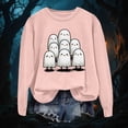 thumbnail image 4 of Godom Halloween Womens Sweatshirts Ghost Graphic Long Sleeve Tops Loose Fit Fall Cute Thick Shirts Winter Outfits Trendy Clothes, 4 of 7