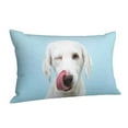 thumbnail image 2 of Kll Puppy Licks Nose Pillow Covers Envelope Closure,Super Soft And Cozy Fuzzy Fleece Pillow Case Cover 14"X20", 2 of 9