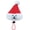 Christmas Santa Hat(L), variant on Christmas Santa Hat Plush (Small Size), Cute Soft Squeaky X'Mas with Pocket, Wearable Play Design, Crinkle Sound, for Small & Medium Dogs