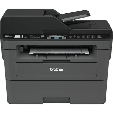 Restored Brother Compact Wireless All-In-One Laser Printer – Print, Copy, Scan, Fax, P/N: MFCL2710DW (Refurbished)