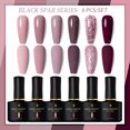 thumbnail image 1 of BORN PRETTY 10ml Nude Pink Gel 6PCS Nail Polish Set Milky Jelly Pink Transparent Serise Soak Off UV LED Nail Gel Varnish Kit Gong Bohan LED, 1 of 2