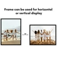 thumbnail image 4 of Americanflat 21x28 Poster Frame with Polished Plexiglass Streamline Collection Thin Border Wall - Black, 4 of 8